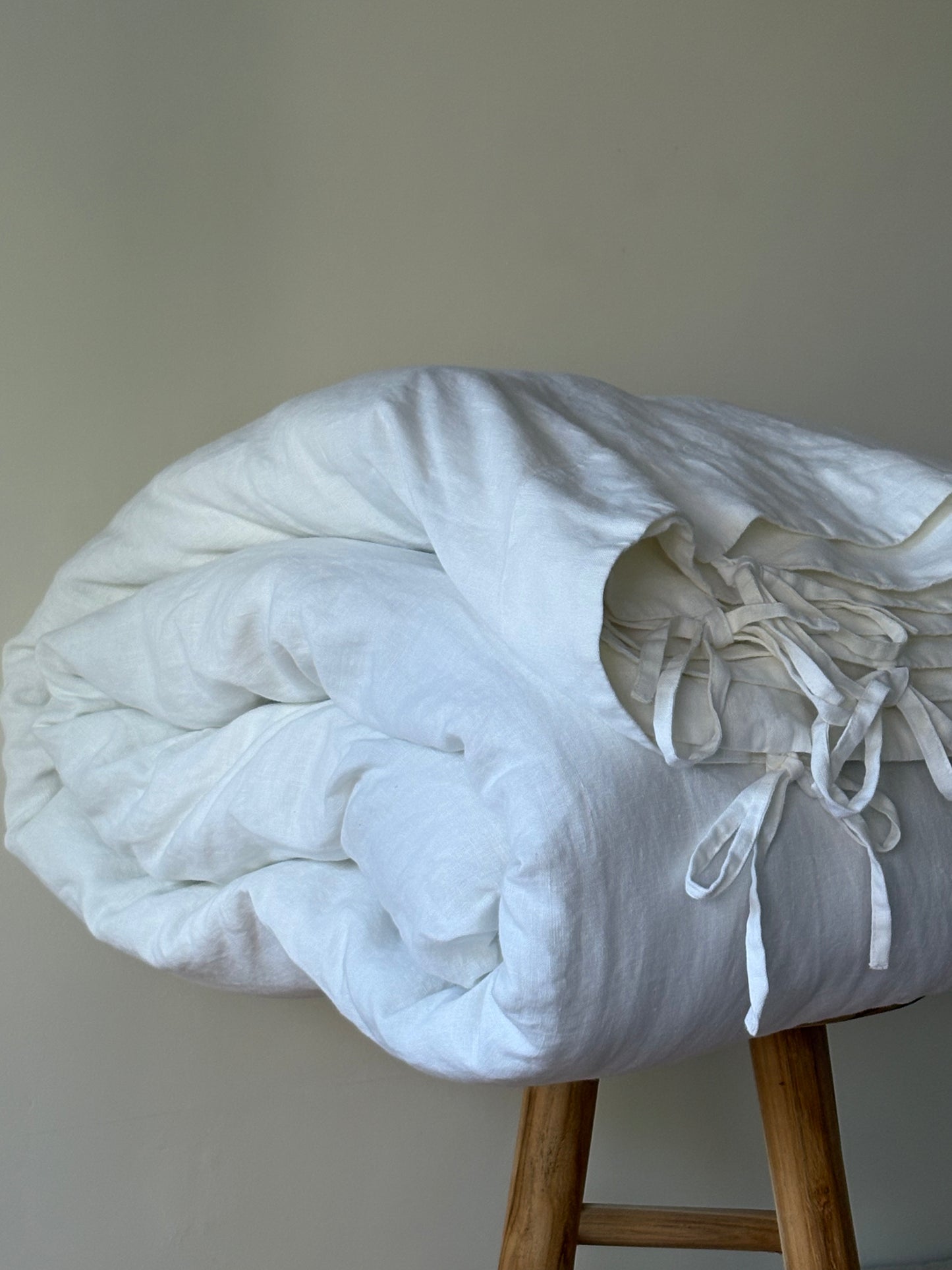 Housse de Couette - Lin Lavé (Blanc)