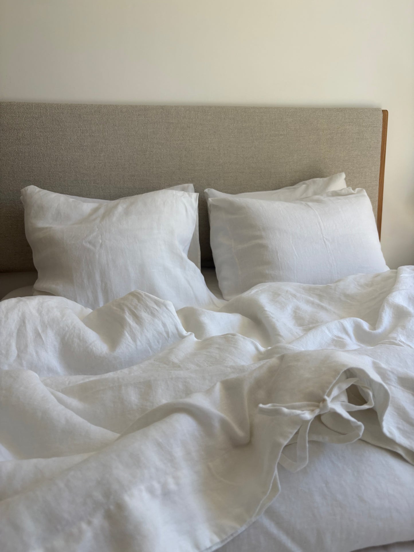 Bed Linen - Washed Linen (White)